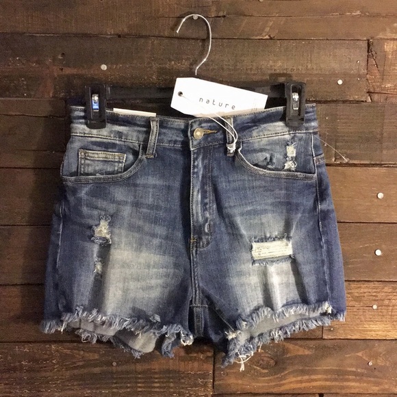Urban Outfitters Pants - High Rise Distressed Shorts - NWT 🌟